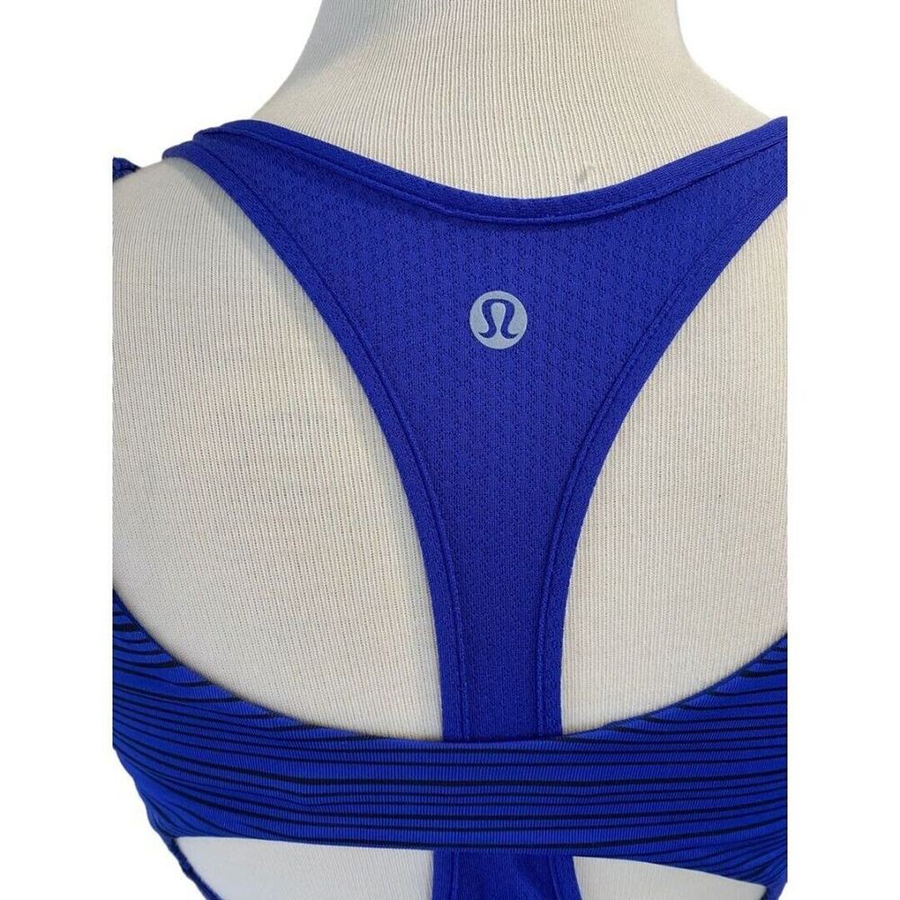 XS Lululemon Built In Bra Tank Top Blue - Picture 7 of 7